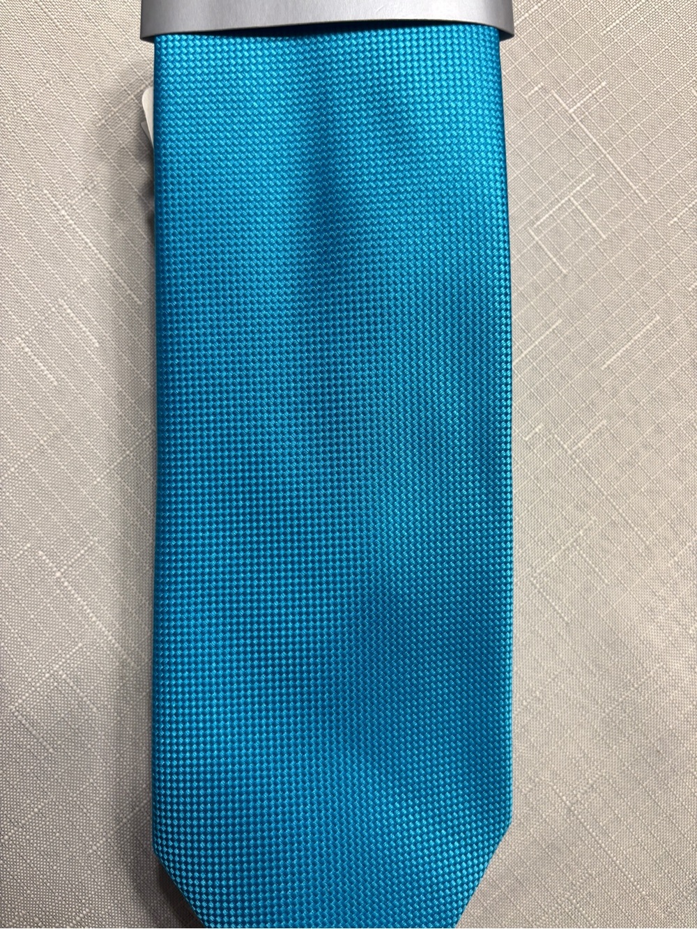 Geoffrey Beene Turquoise Textured Silk Tie